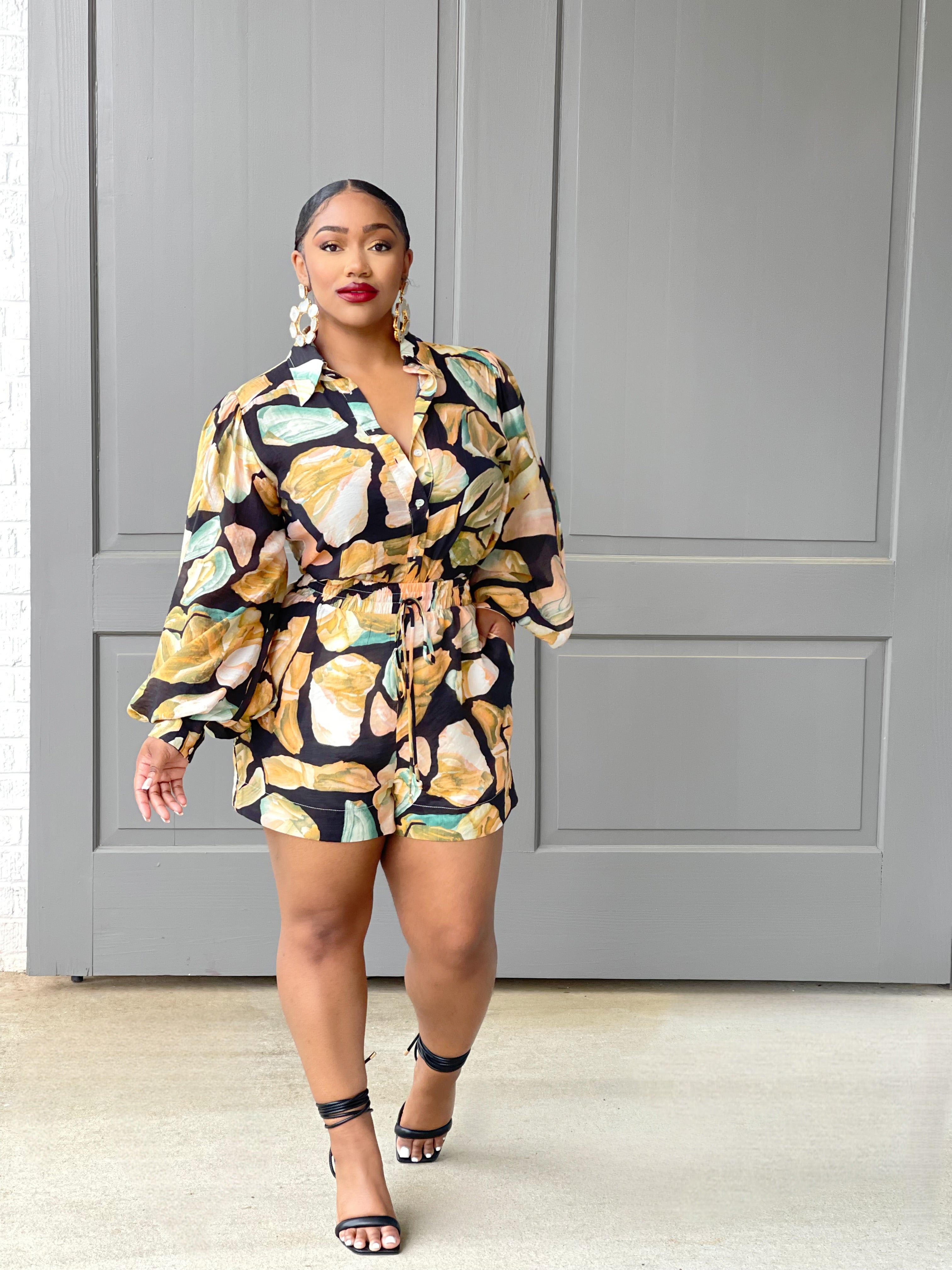 GOLDxTEAL gorgeous short set.