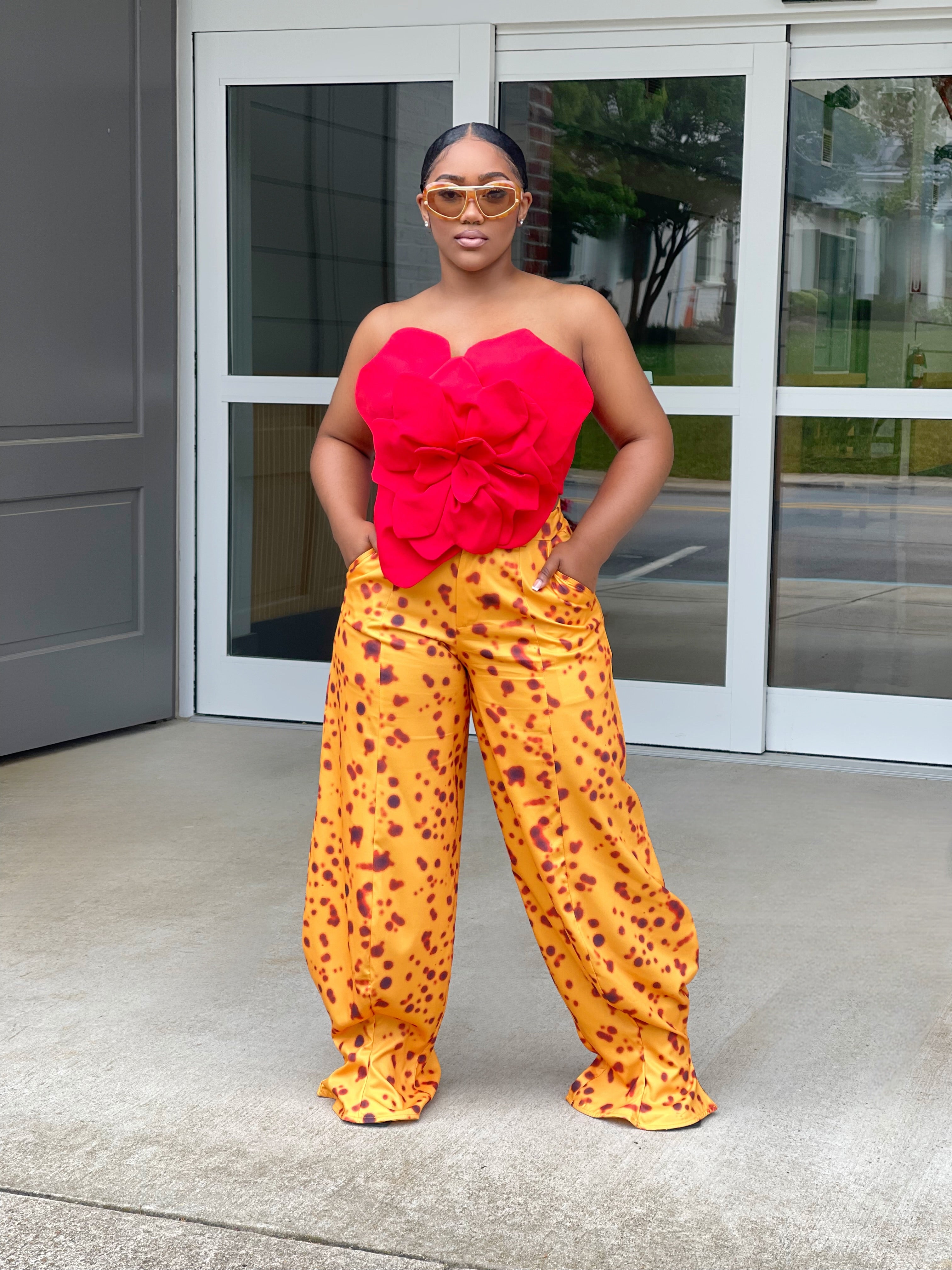 GOLDxTEAL gorgeous horseshoe pant.