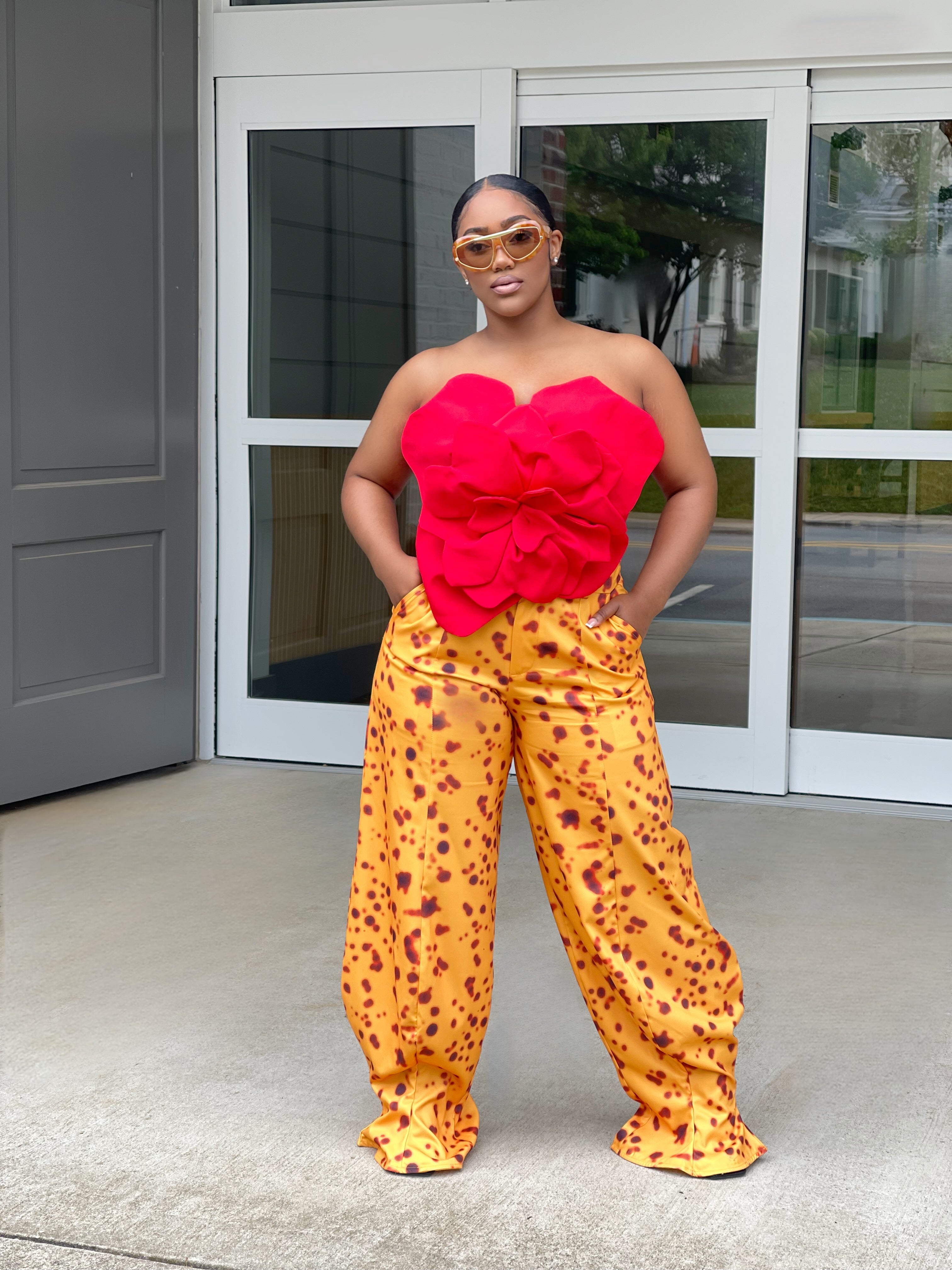 GOLDxTEAL gorgeous horseshoe pant.