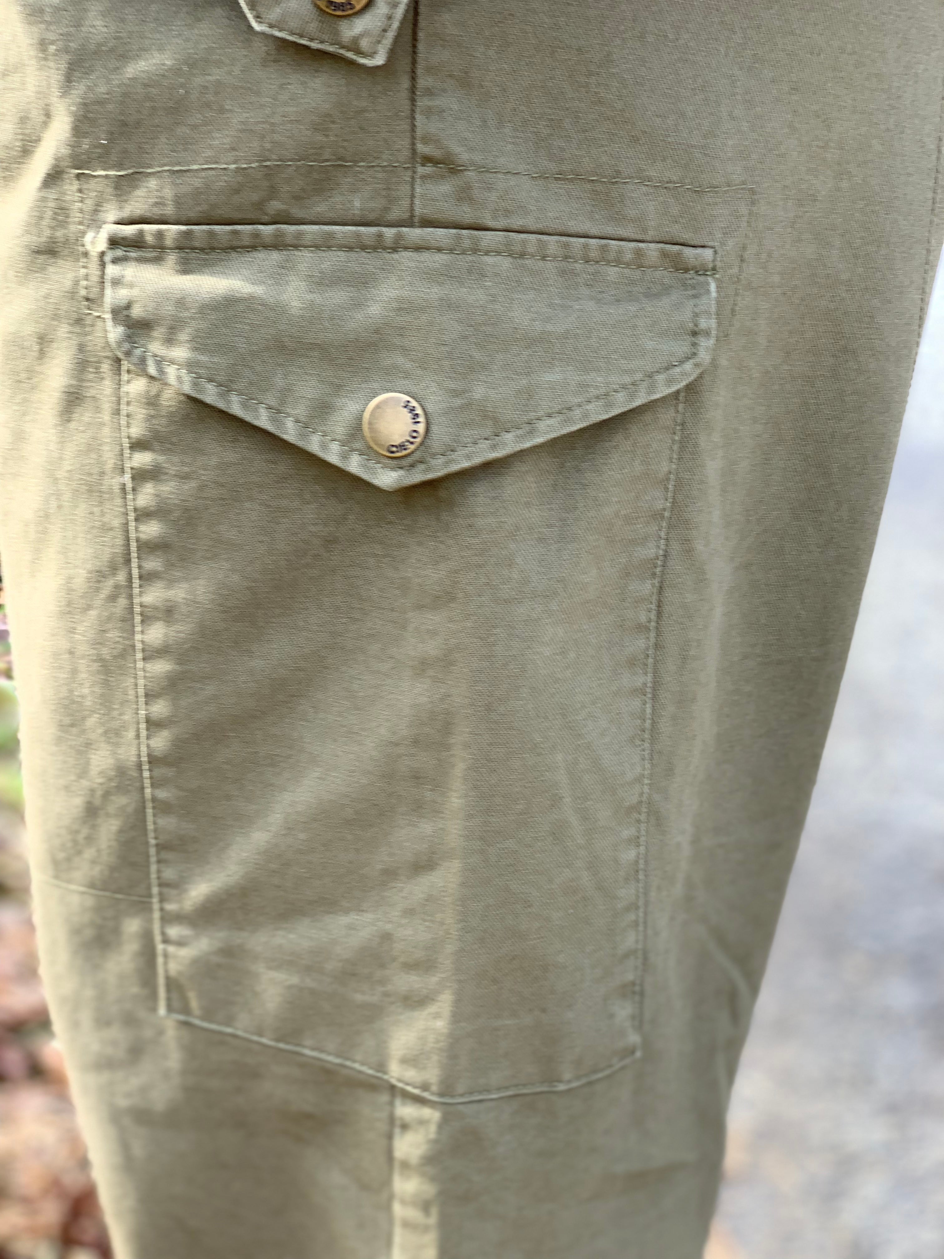 GOLDxTEAL oversized army green jumpsuit. Modern boiler room style jumpsuit.