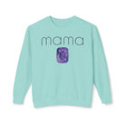 GOLDxTEAL Custom Mama Amethyst sweatshirt.