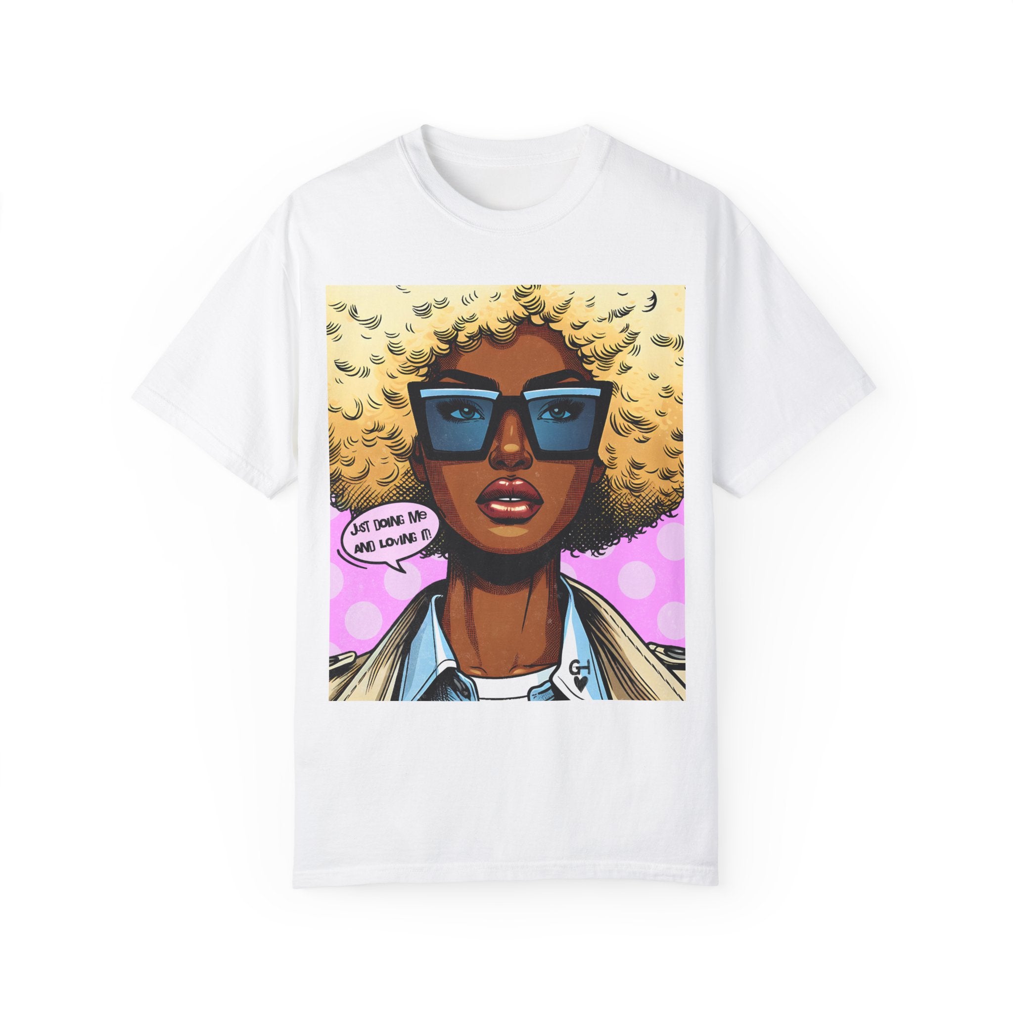 GOLDxTEAL's exclusive stylish comic cartoon graphic T-shirt.