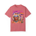 GOLDxTEAL colorful designer Basil graphic t-shirt.