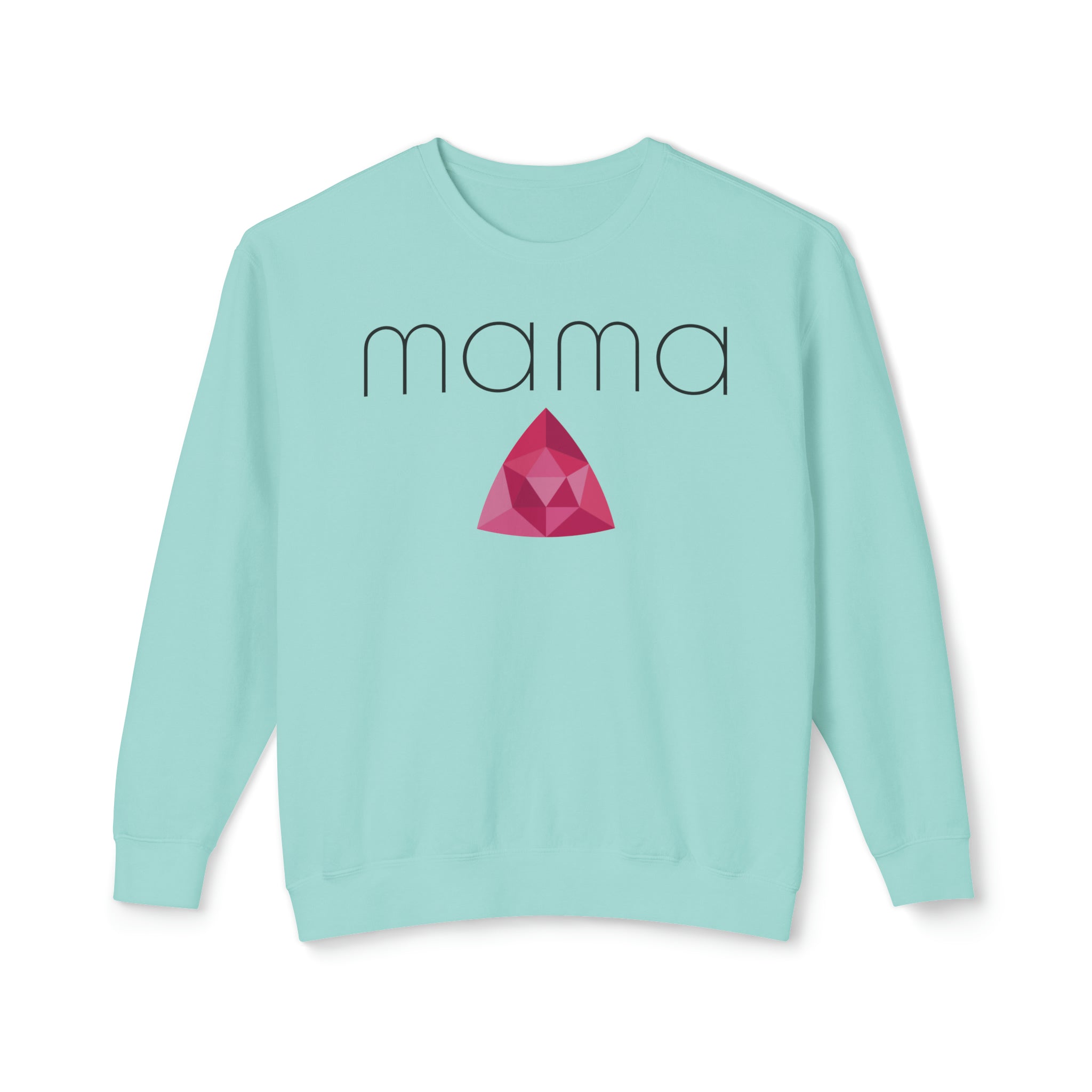 GOLDxTEAL custom mama sweatshirt tourmaline birthstone.