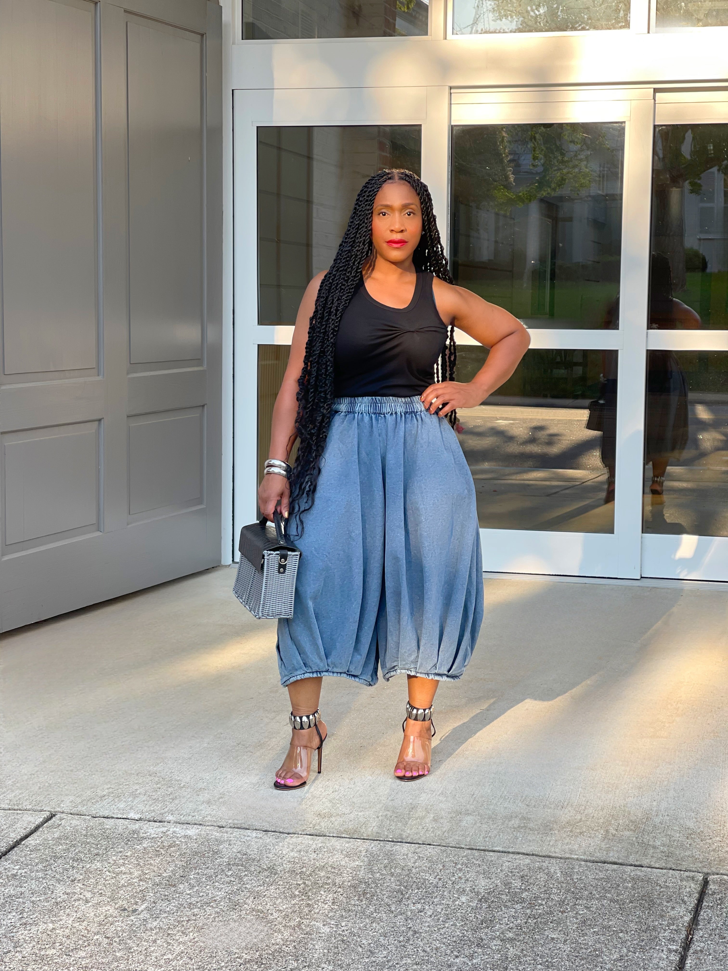 Culottes skirt denim 2025