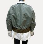 GOLDxTEAL stylish flight jacket blazer.