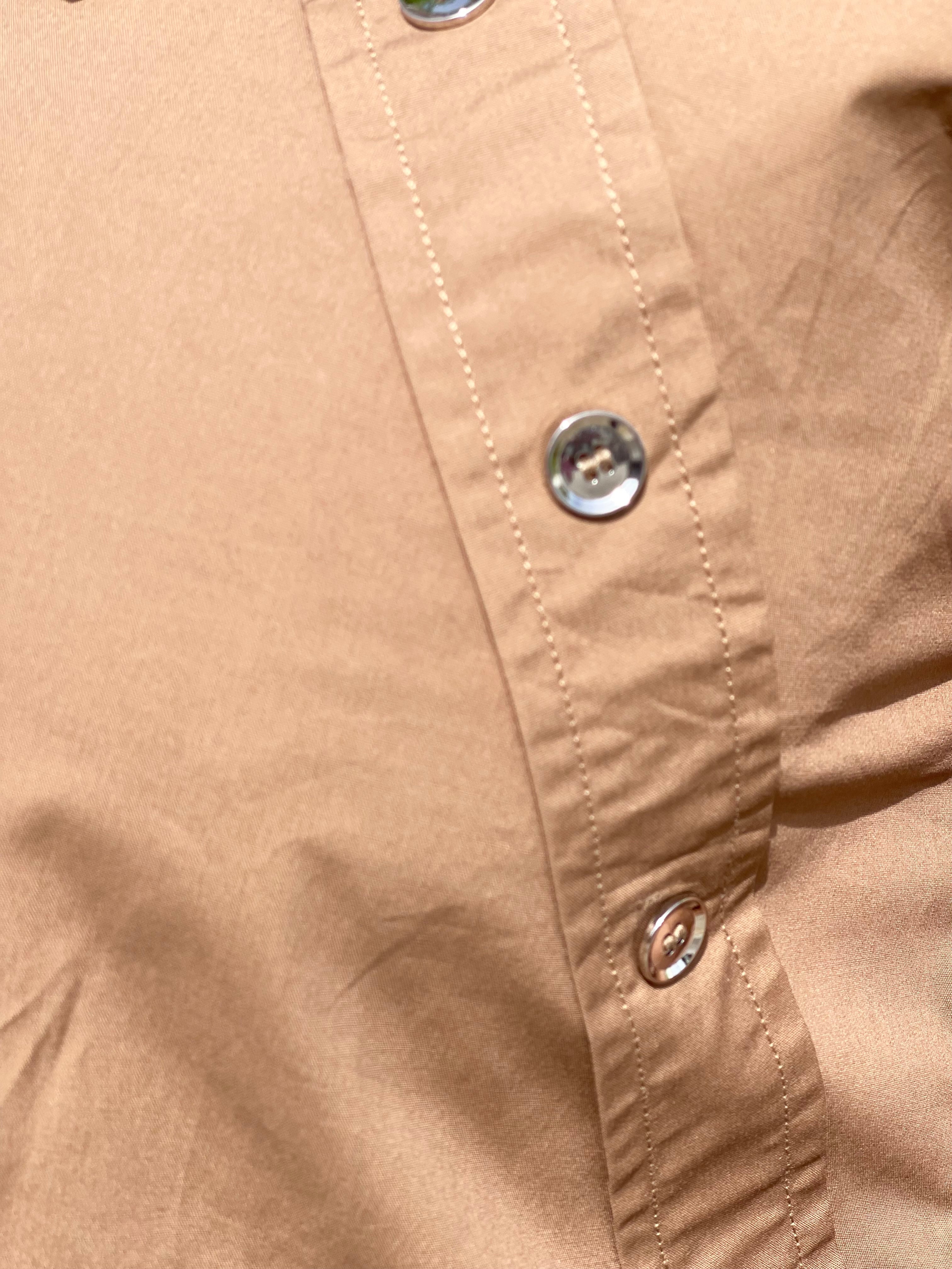 GOLDxTEAL stylish khaki short set featuring a chic statement sleeveless top.