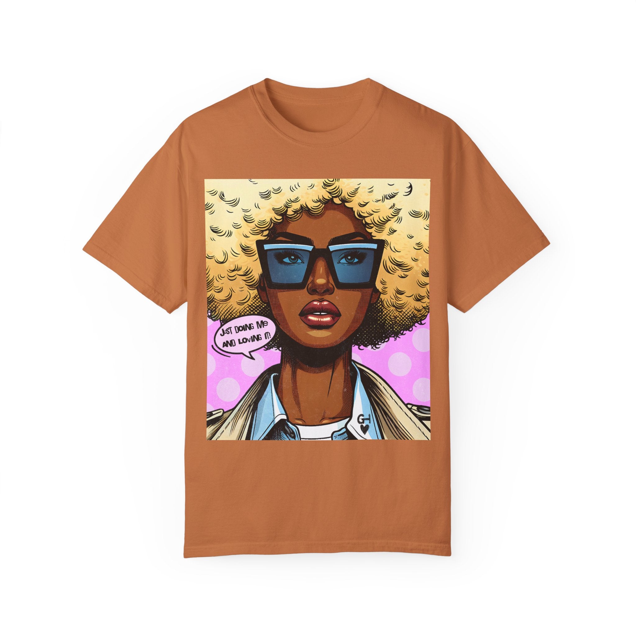 GOLDxTEAL's exclusive stylish comic cartoon graphic T-shirt.