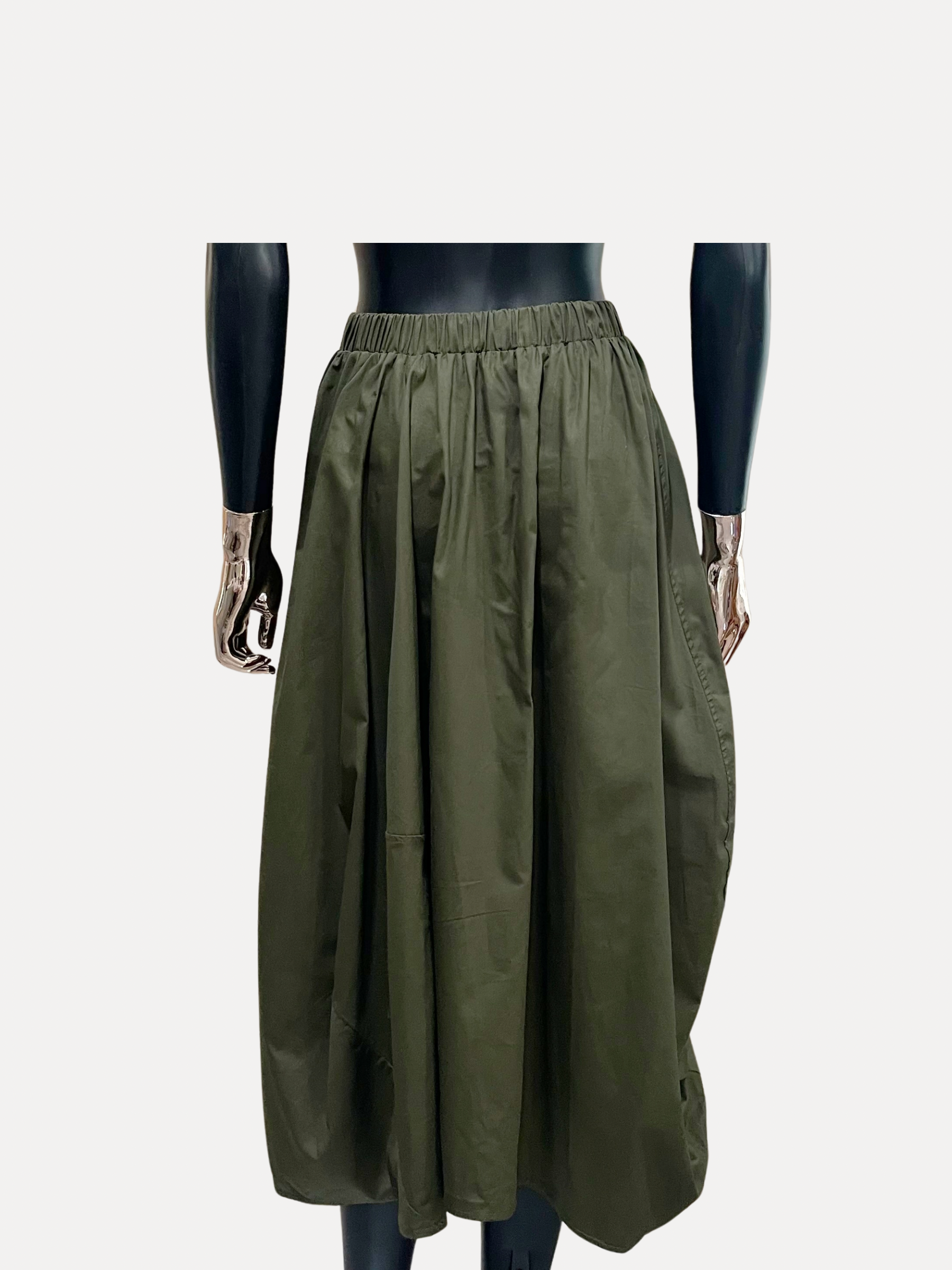 GOLDxTEAL stylish parachute skirt.