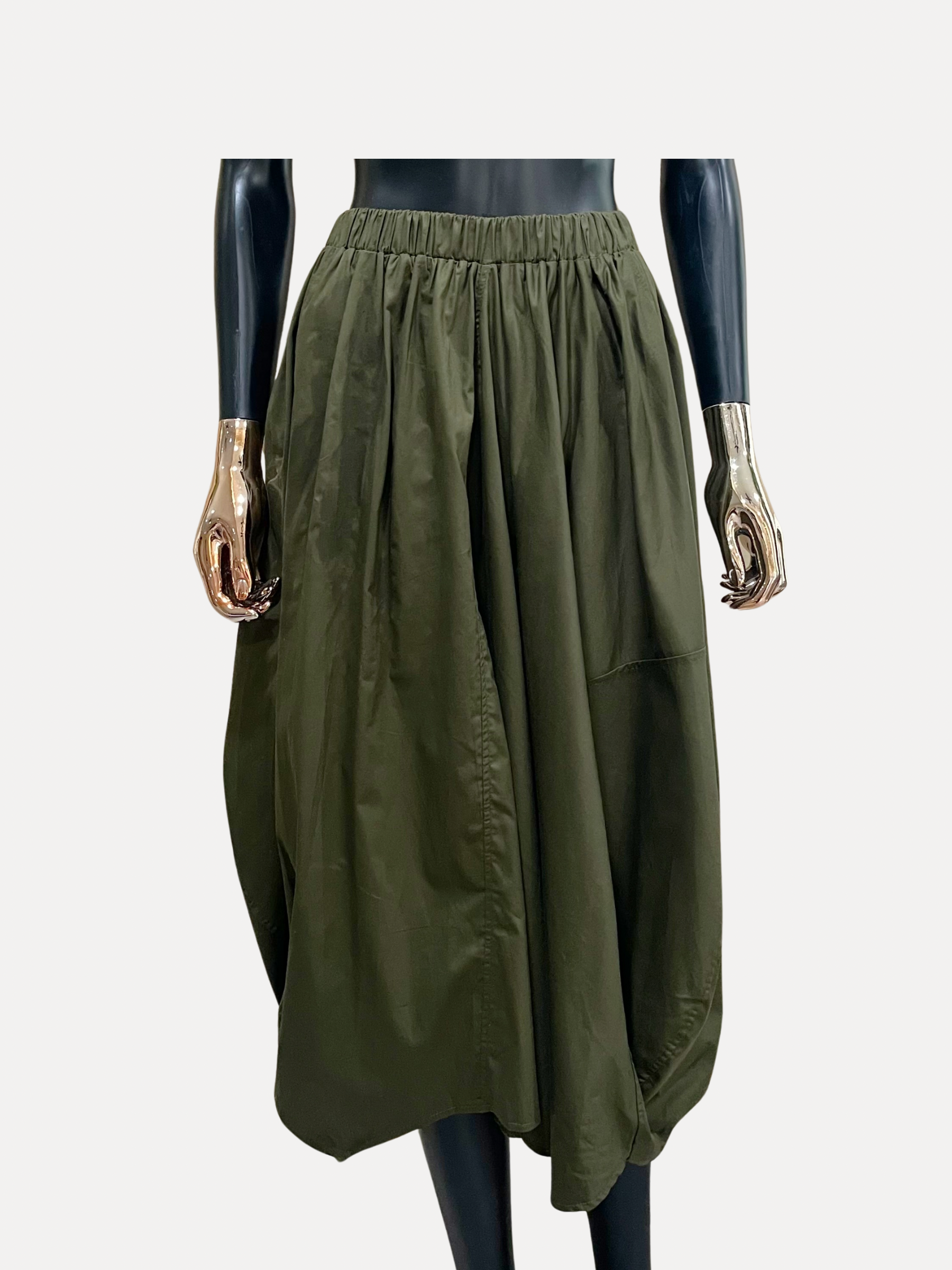 GOLDxTEAL stylish parachute skirt.
