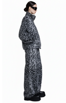 Side view of the Savanna Off-Duty Set highlighting the relaxed silhouette and elevated lounge styling by GOLD x TEAL.