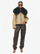 GOLD x TEAL BROOKLYN MONA JACKET