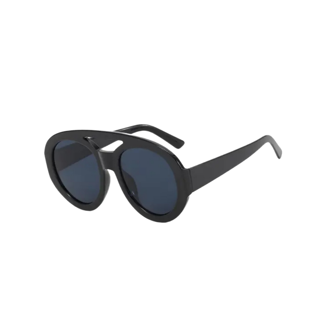 GOLDxTEAL stylish oversized aviator style sunglasses.