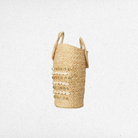 GOLDxTEAL gorgeous embellished raffia handbag. Raffia bag adorned with cowrie shells and rhinestones.