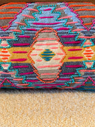 GOLDxTEAL colorful handmade clutch.