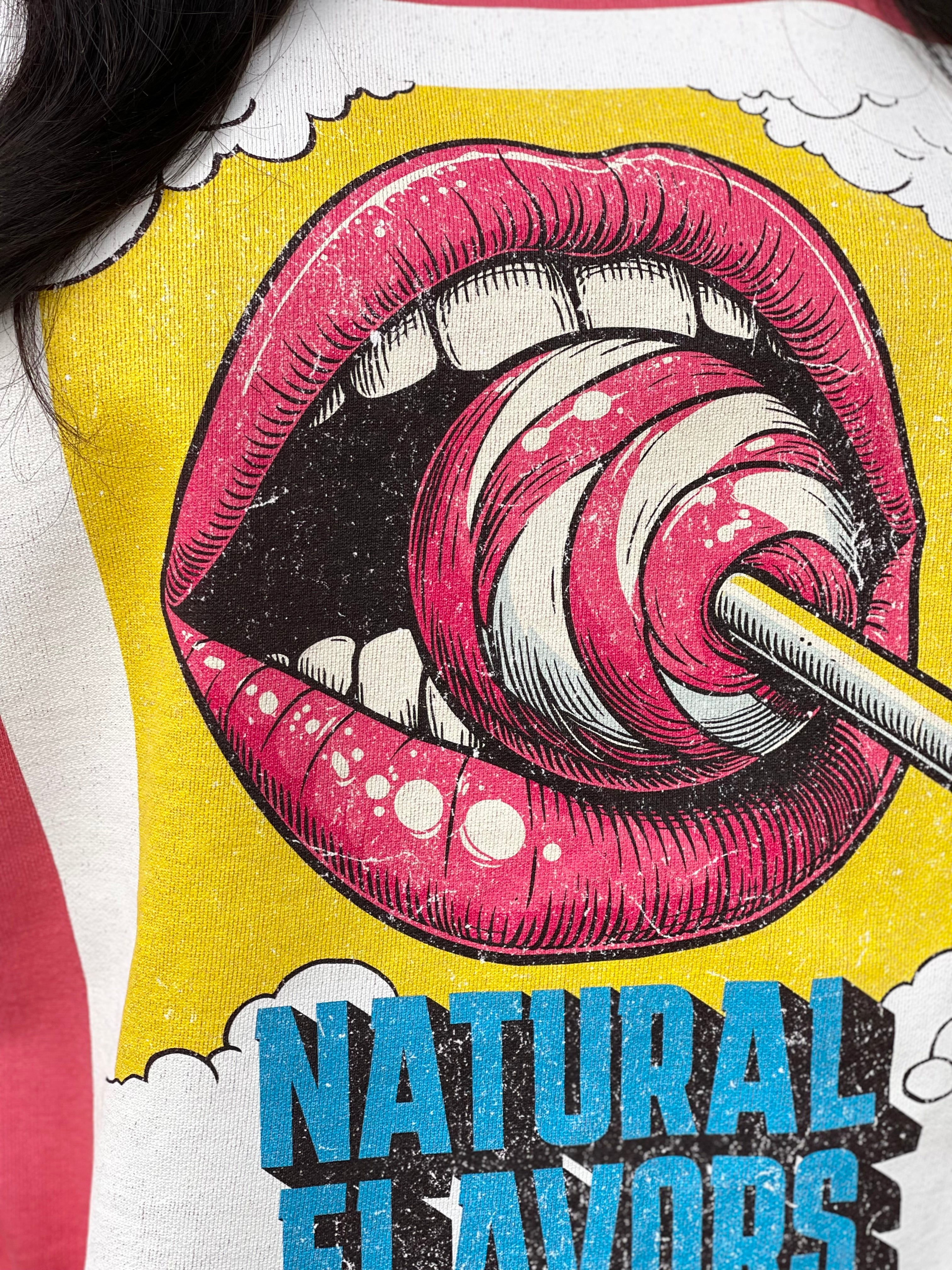 GOLDxTEAL cute and stylish Natural Flavors Sweatshirt.