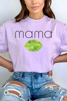 GOLDxTEAL custom mama t-shirt birthstone peridot.