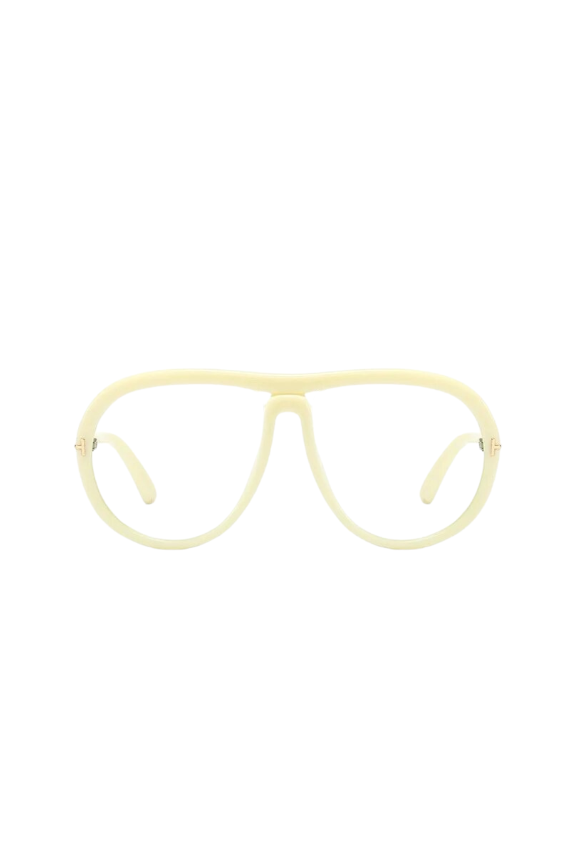 Tab Cream Clear Glasses