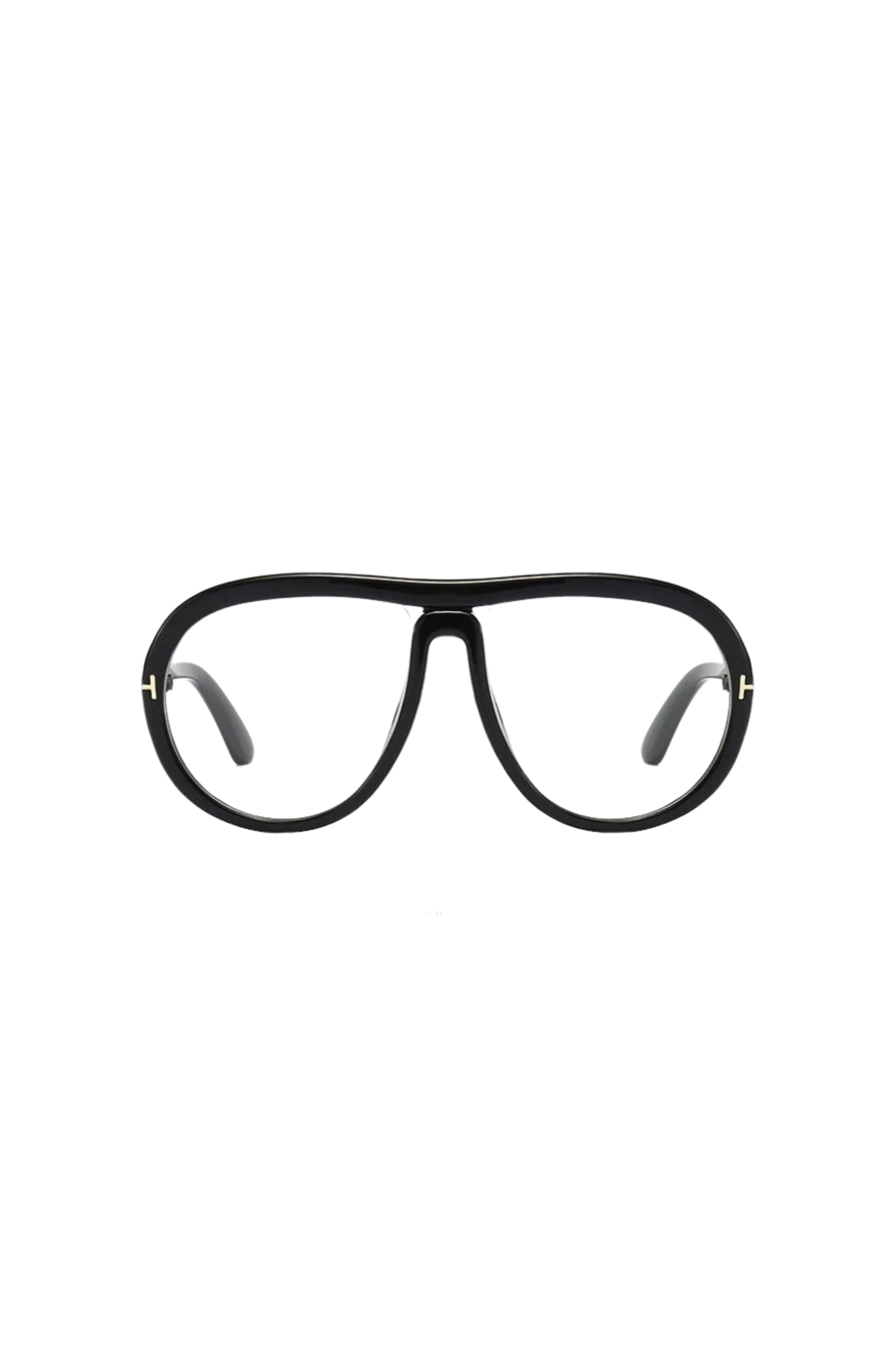 Tab Black Clear Glasses