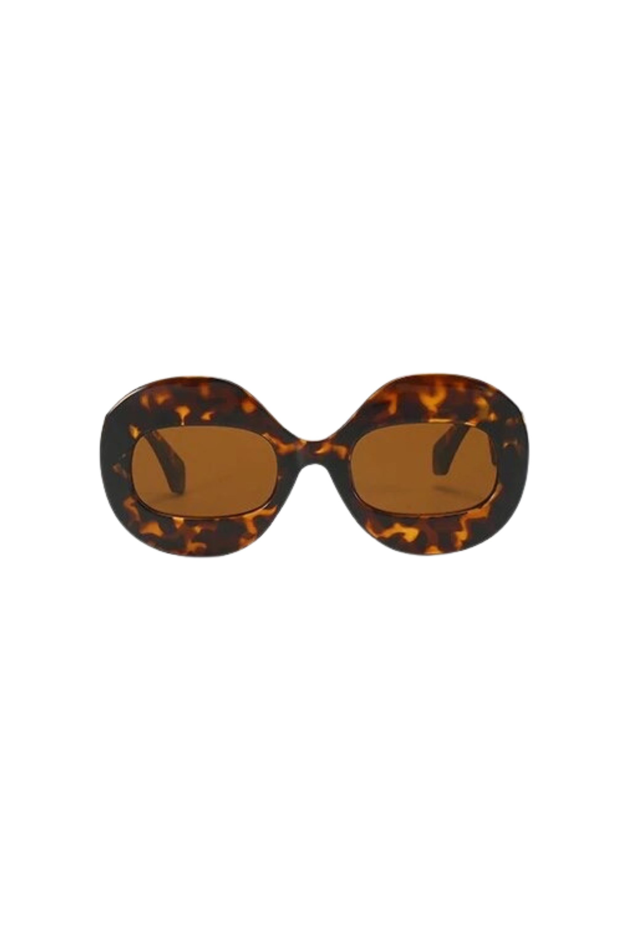 GOLDxTEAL modern tortoise cat eye sunglasses.