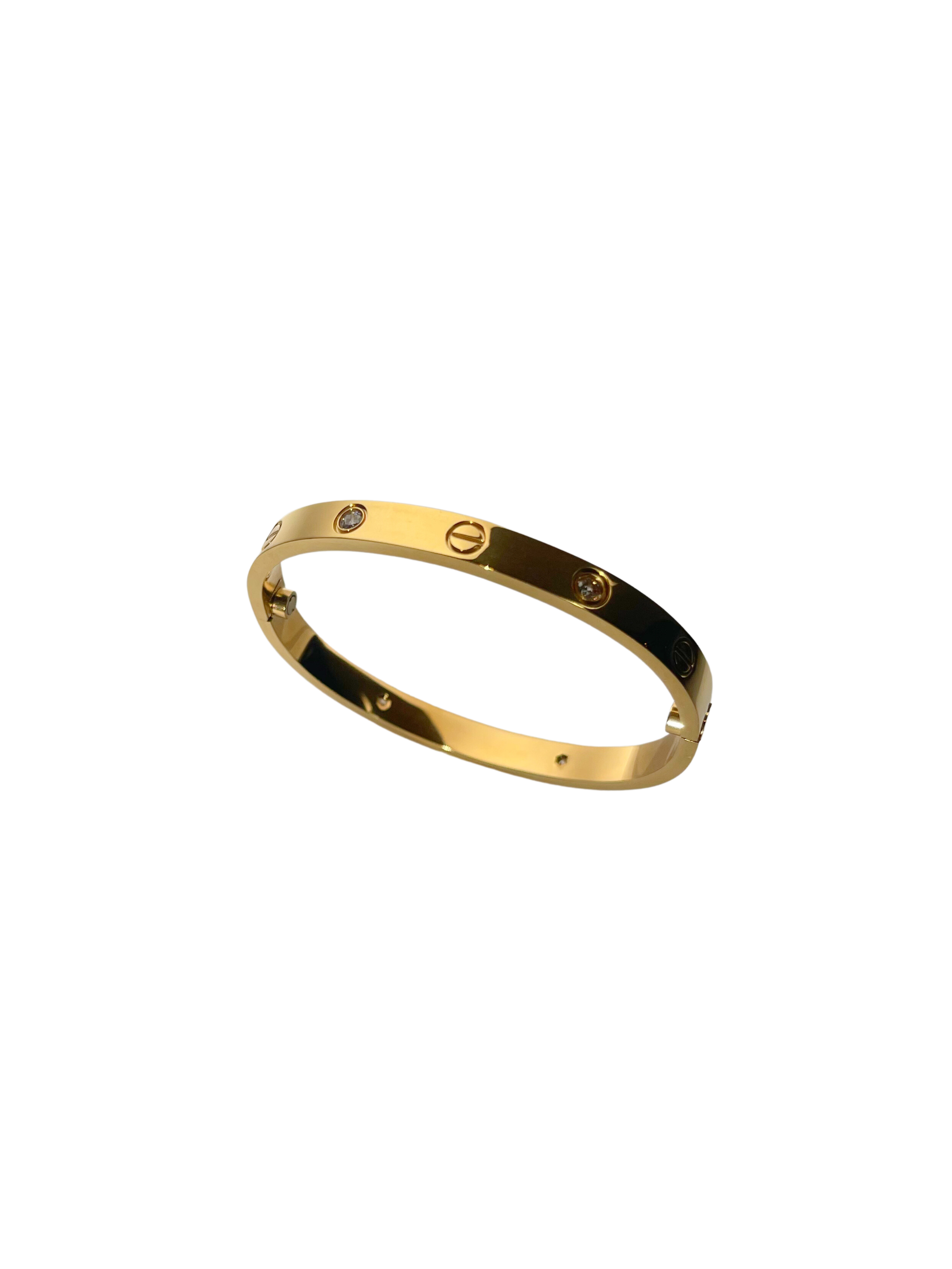 GOLDxTEAL gold plated stainless steel infinity bracelet.
