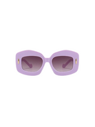 GOLDxTEAL gorgeous lavender frame sunglasses.