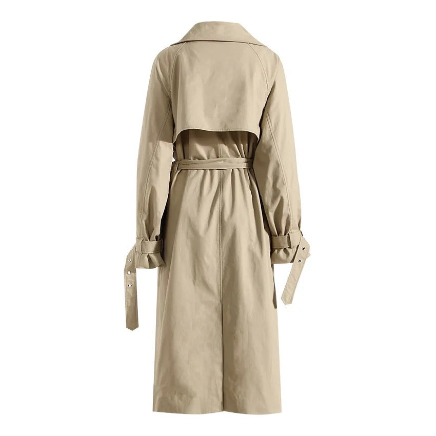 GOLDxTEAL stylish trench coat.