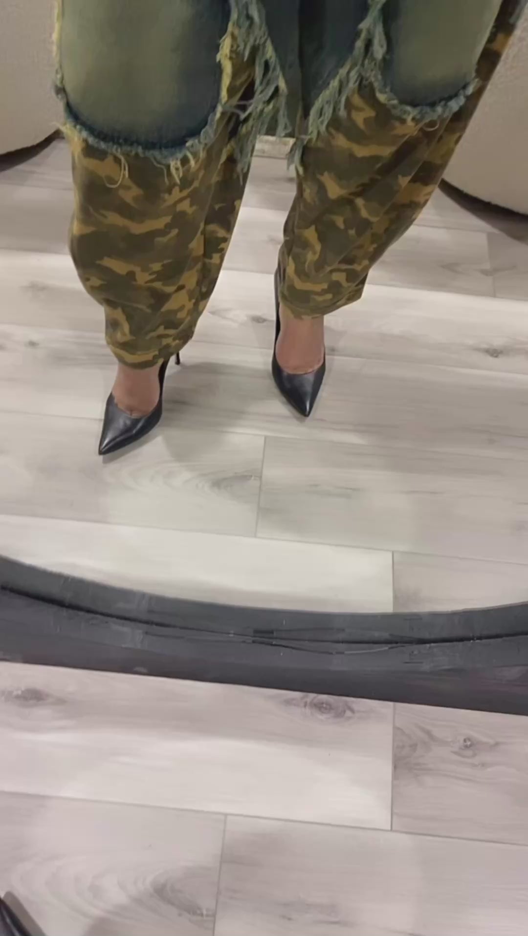 GOLD x TEAL RECON PANTS IRL VIDEO