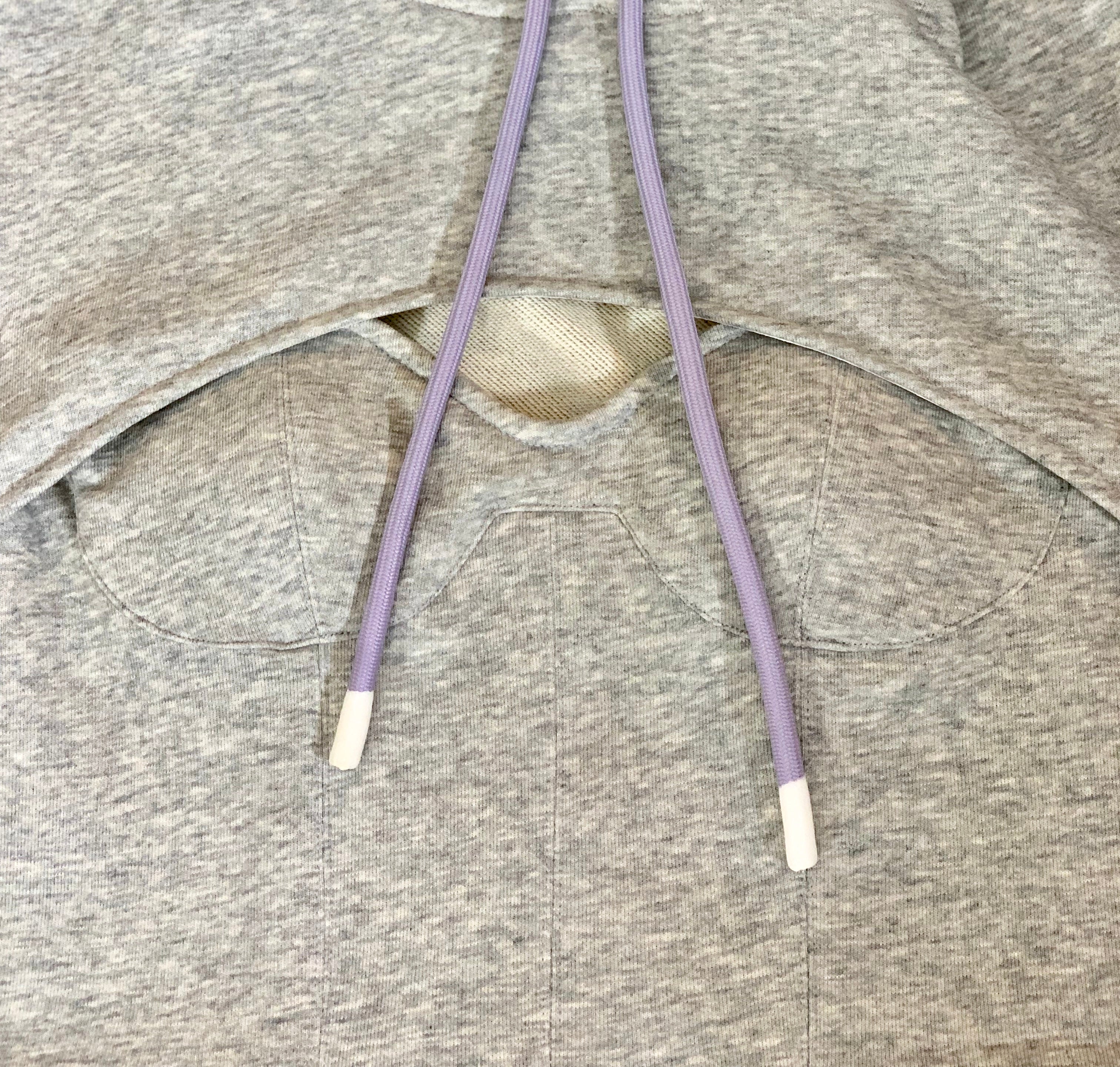 GOLDxTEAL bustier sweatshirt. Cropped bustier sweatshirt with a hood.