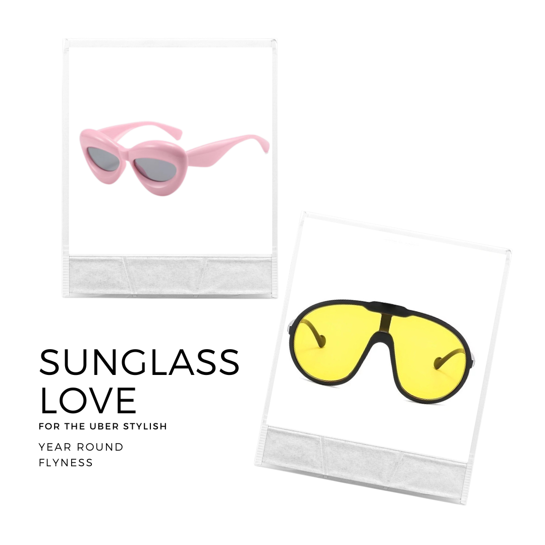 GOLDxTEAL stylish designer style sunglasses.