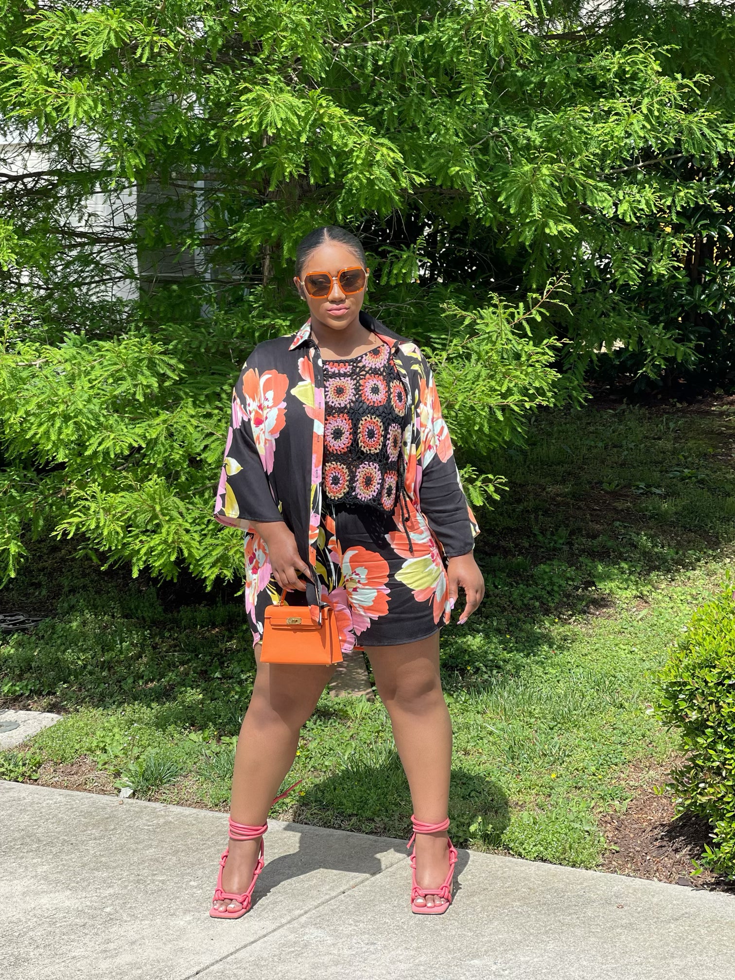 Loose crochet top sales